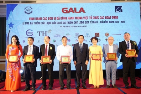 Tri ân các doanh nghiệp đồng hành cùng Giải thưởng Chất lượng quốc gia