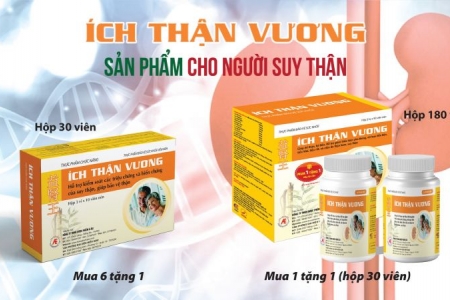 Ích Thận Vương - Giải pháp từ thảo dược giúp cải thiện suy thận mạn an toàn, hiệu quả