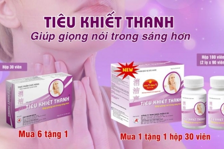 Tiêu Khiết Thanh - Giải pháp thảo dược ưu việt cho người bị khản tiếng, mất tiếng