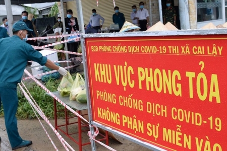 Từ ngày 12/6, Tiền Giang giãn cách xã hội theo Chỉ thị 15