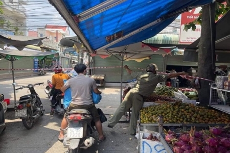 Đồng Nai: Phong tỏa thêm chợ Long Bình Tân