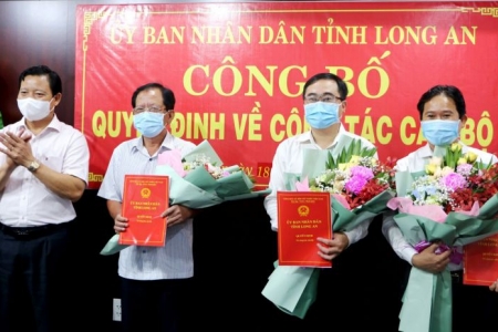 Long An: Trao quyết định, bổ nhiệm Giám đốc Sở Công Thương và Chánh văn phòng UBND tỉnh