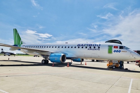 Bamboo Airways đón máy bay phản lực Embraer tiếp theo, không ngừng mở rộng đội bay