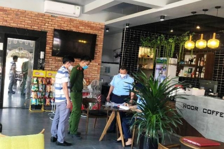 Cục QLTT tỉnh Nghệ An: Xử phạt quán Cafe không chấp hành quy định phòng, chống dịch Covid-19