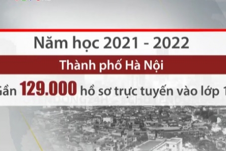 Hà Nội: Gần 129.000 hồ sơ đăng ký tuyển sinh trực tuyến vào lớp 1 công lập