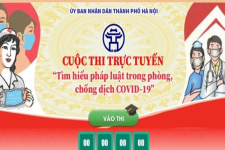 Hôm nay 8/8: Hơn 1 triệu người tham dự trực tuyến cuộc thi Tìm hiểu pháp luật trong phòng, chống dịch Covid-19