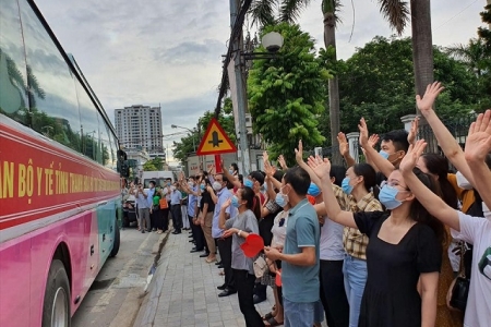 Thanh Hóa : Tiếp tục cử bác sỹ, nhân viên y tế lên đường hỗ trợ các tỉnh phía nam phòng chống dịch Covid-19