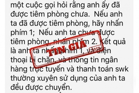 Cảnh báo tin giả về lừa đảo chiếm đoạt thông tin cá nhân trên mạng