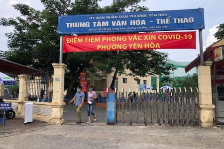 Phường Yên Hòa (Hà Nội) đẩy nhanh tiến độ tiêm vắc xin cho người dân