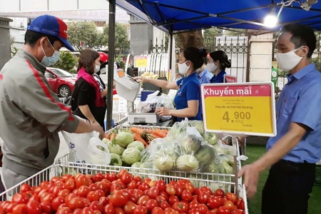 Hà Nội: Bảo đảm lưu thông, tiêu thụ nông sản