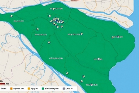 Tất cả các huyện, thành phố tỉnh Bến Tre đã trở thành ''vùng xanh''