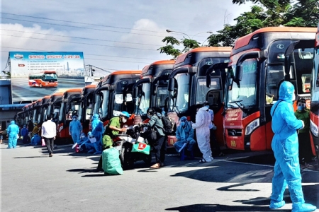 Sóc Trăng: Đón 600 công dân tại TP. Hồ Chí Minh về địa phương