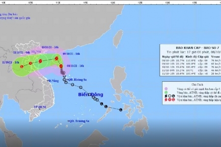 Bảo số 7 giật cấp 11, cảnh báo nguy cơ cao xảy ra lũ quét, sạt lở đất