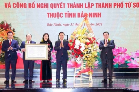 Bắc Ninh: Kỷ niệm 100 năm ngày sinh nguyên Chủ tịch Quốc hội Lê Quang Đạo và công bố thành lập thành phố Từ Sơn