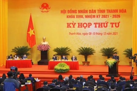 Khai mạc Kỳ họp thứ tư, HĐND tỉnh Thanh Hóa khóa XVIII