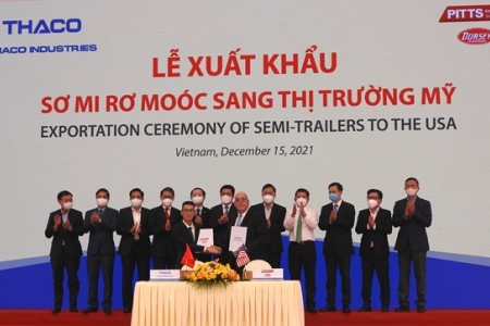 Thaco: Xuất khẩu sơ mi rơ moóc sang Hoa Kỳ, niềm vui của công nghiệp cơ khí Việt Nam