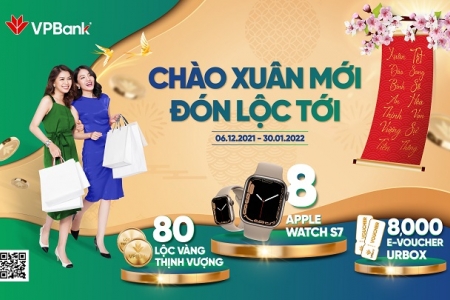 Hơn 2.000 quà tặng chương trình "Chào xuân mới - đón lộc tới" đã được VPBank trao tặng khách hàng may mắn