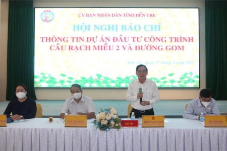 Bến Tre sắp khởi công xây dựng Cầu Rạch Miễu 2