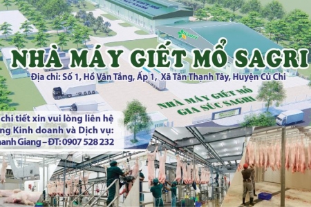 Nhà máy giết mổ gia súc Sagri đi vào hoạt động