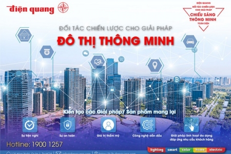 Trình diễn “Giải pháp chiếu sáng toàn diện – Đô thị thông minh” tại Hội chợ Triển lãm Quốc tế VietBuild 2022