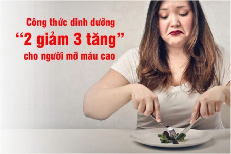 “2 giảm 3 tăng” – Nguyên tắc dinh dưỡng hạ mỡ máu hiệu quả