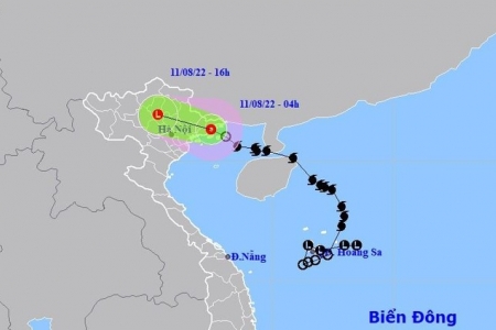 Bão số 2 suy yếu thành áp thấp nhiệt đới, các tỉnh miền Bắc, Thanh Hóa, Nghệ An tiếp tục mưa lớn