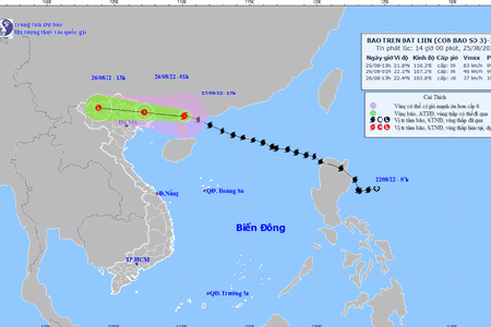 Khu vực đông bắc Bắc bộ chuẩn bị nhiều phương án ứng phó gió mạnh, mưa lớn trong bão số 3
