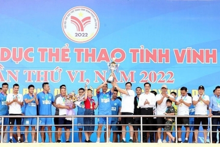 Thành phố Vĩnh Yên giành vị trí nhất toàn đoàn tại Đại hội Thể dục Thể thao tỉnh lần thứ VI