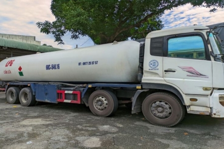 Quản lý thị trường Đồng Nai phát hiện xe bồn vận chuyển 4.090 kg khí LPG không rõ nguồn gốc xuất xứ