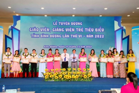 Bình Dương: Tuyên dương 114 giáo viên, giảng viên trẻ tiêu biểu lần thứ VI