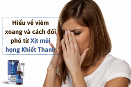 Hiểu về viêm xoang và cách cải thiện từ Xịt mũi họng Khiết Thanh