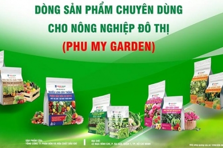 Phân bón Phú Mỹ ra mắt dòng sản phẩm chuyên dùng cho nông nghiệp đô thị