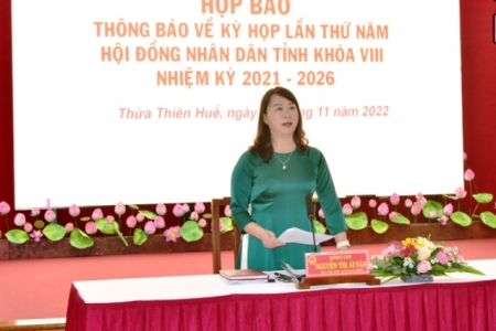 Hội đồng nhân dân tỉnh Thừa Thiên Huế đã ban hành 135 Nghị quyết