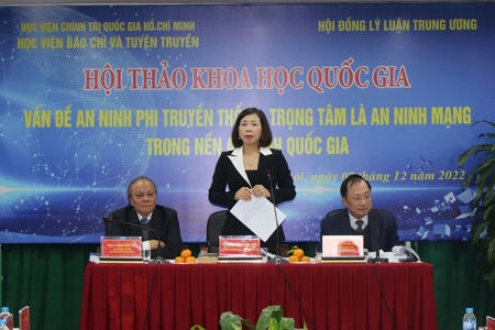 Hội thảo khoa học quốc gia: “Vấn đề an ninh phi truyền thống, trọng tâm là an ninh mạng trong nền an ninh quốc gia’’