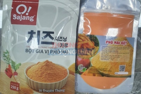 Siêu thị T&T Mart tiêu hủy sản phẩm bột pho mai O!Sajang có dấu hiệu làm giả