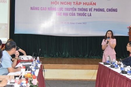 Hội nghị tập huấn nâng cao năng lực truyền thông về phòng, chống tác hại của thuốc lá