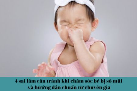 Sai lầm cần tránh khi trẻ bị sổ mũi và giải pháp từ lợi khuẩn Subavax