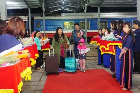 Lào Cai chào đón đoàn khách du lịch quốc tếđầu tiên năm 2023