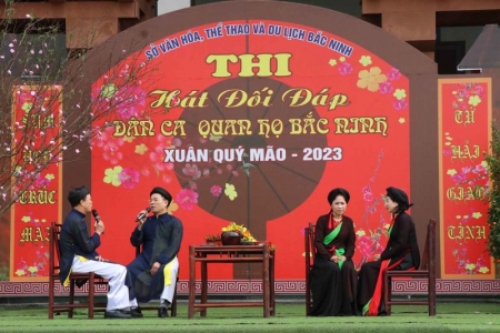 Khai mạc Hội thi hát Dân ca Quan họ Bắc Ninh Xuân Quý Mão 2023