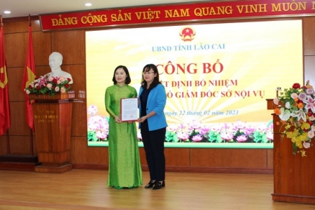 Lào Cai có tân Phó Giám đốc Sở Nội vụ