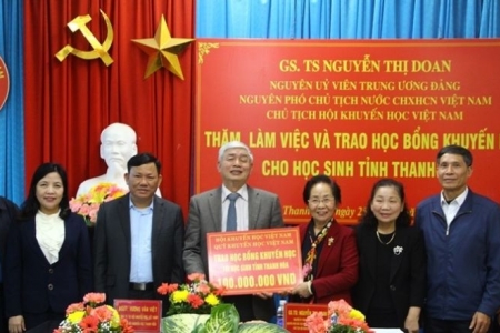 Đoàn công tác của Trung ương Hội khuyến học Việt Nam thăm, làm việc tại tỉnh Thanh Hóa