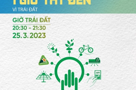 Hưởng ứng chiến dịch Giờ Trái đất năm 2023