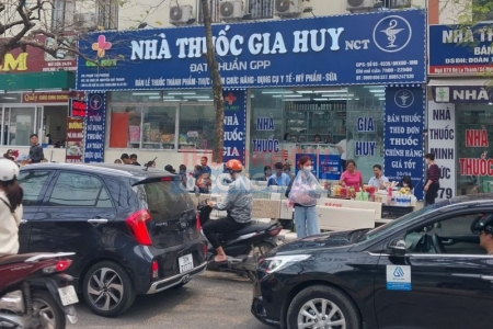 Nhà thuốc GIA HUY tại Hà Nội bán "Thuốc kê đơn" không cần đơn thuốc của bác sỹ