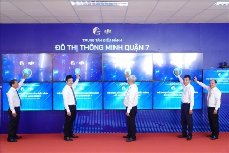 TP. HCM: Quận 7 ra mắt Trung tâm Điều hành đô thị thông minh