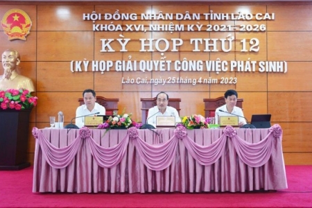 HĐND tỉnh Lào Cai Khóa XVI thông qua 6 nghị quyết tại Kỳ họp thứ 12