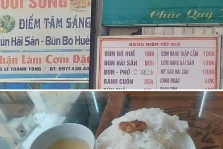 Thanh Hóa: Lực lượng quản lý thị trường vào cuộc vụ suất bún chả tại TP. Sầm Sơn