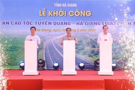 Khởi công dự án hạ tầng giao thông lớn nhất Hà Giang và Tuyên Quang