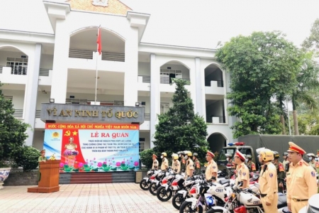 Bình Dương: Thực hiện cao điểm tuần tra, kiểm soát bảo đảm an toàn giao thông, phòng chống tội phạm