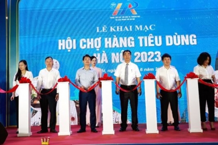 Hội chợ hàng tiêu dùng Hà Nội 2023: Cơ hội kết nối giao thương hàng hóa