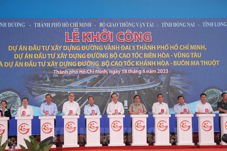 Khởi công Dự án đầu tư xây dựng đường Vành đai 3 TP. Hồ Chí Minh